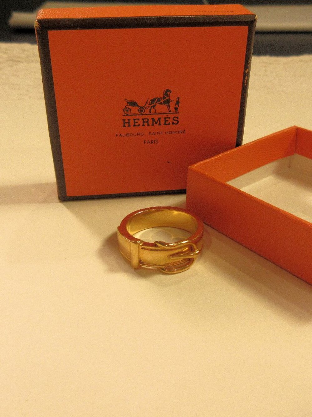 Hermès Ceinture Scarf Ring